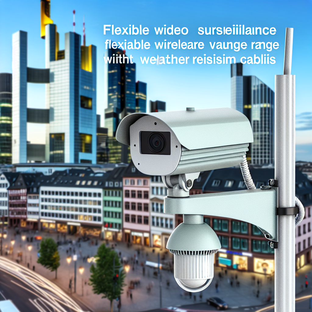Funk-Überwachungskamera in Frankfurt: Flexible Videoüberwachung ohne Kabelgewirr