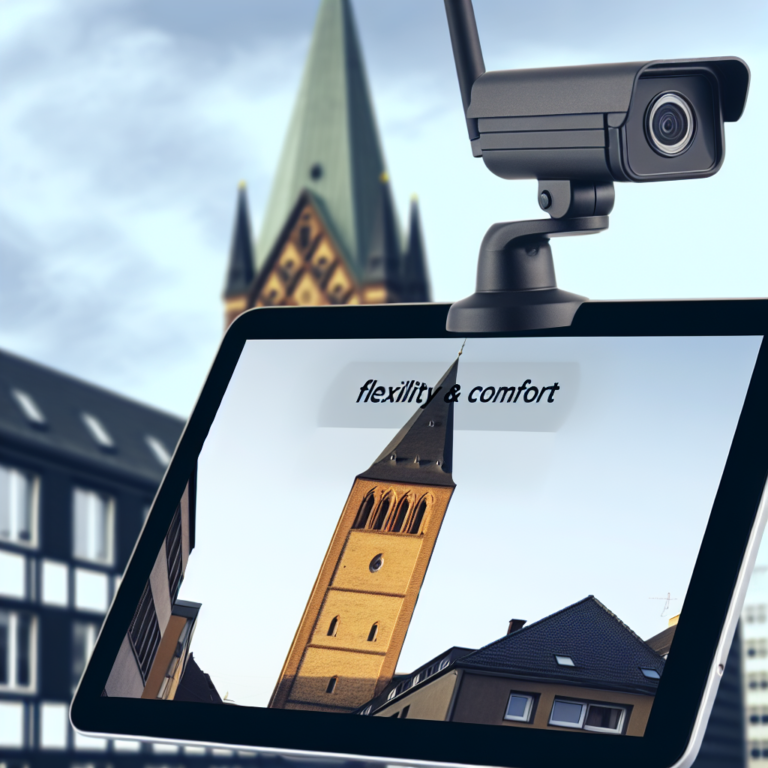 Flexibilität und Komfort in Bochum - Funkkamera mit Monitor für mobile Überwachung