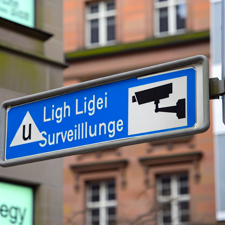 Schild für Videoüberwachung in Stuttgart - Rechtliche Aspekte und Wirksamkeit
