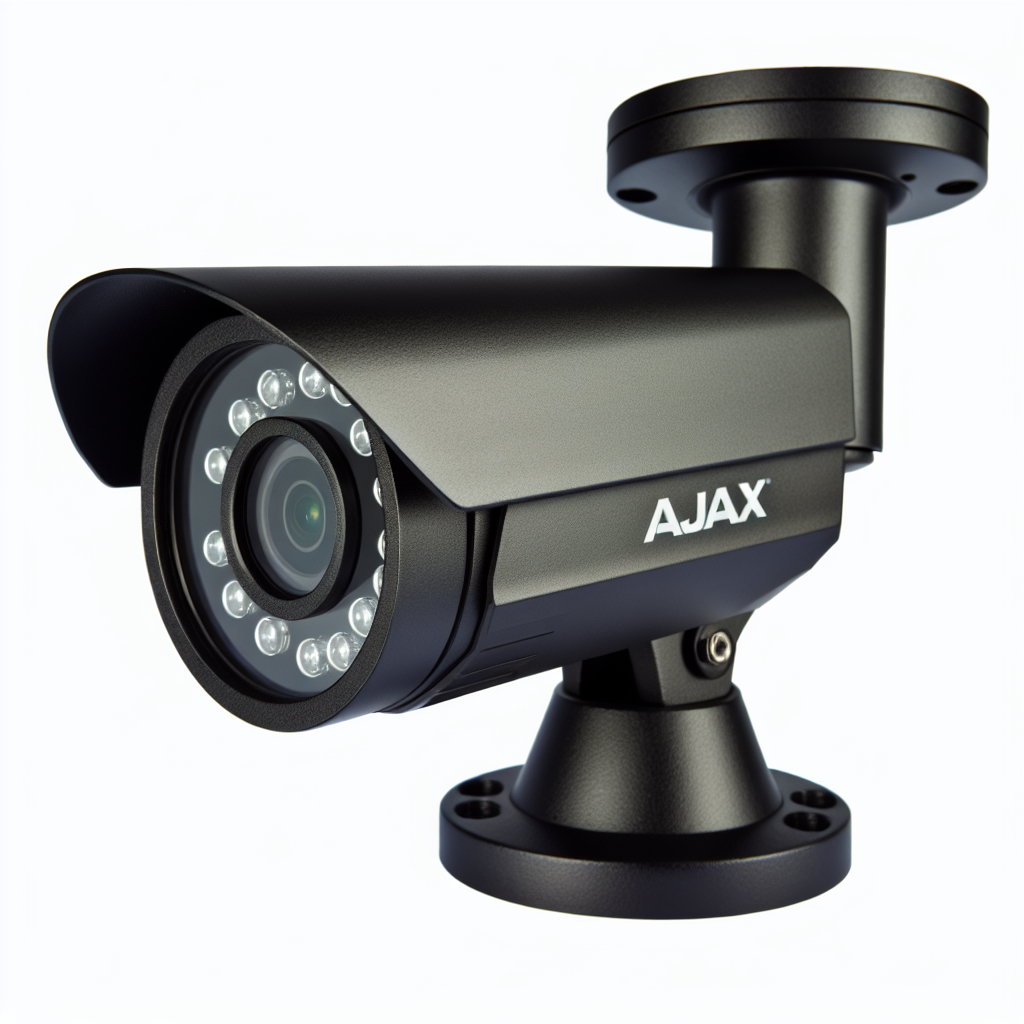 Ajax TurretCam (8Mp/4mm) Black – Hochauflösende Überwachung für anspruchsvolle Umgebungen