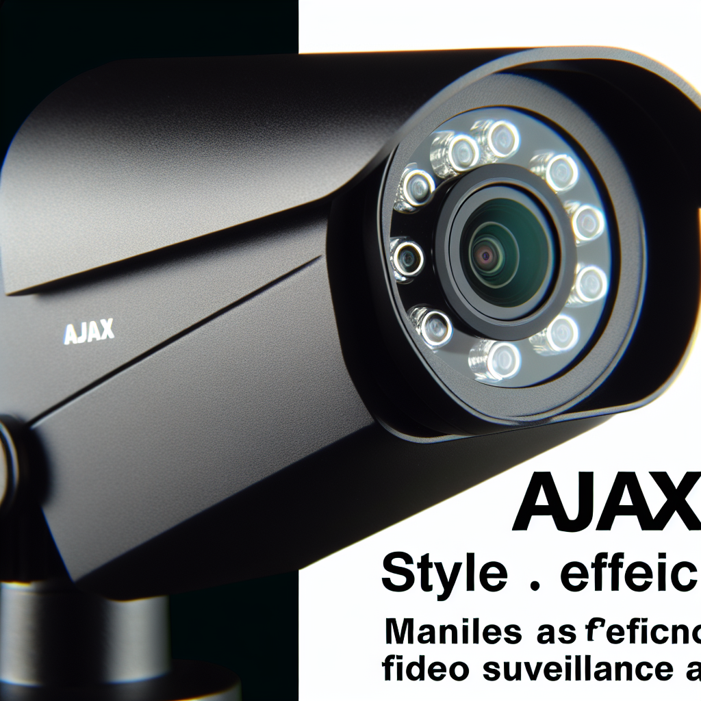 Ajax BulletCam (5Mp/4mm) Black – Eleganz und Effizienz in der Videoüberwachung