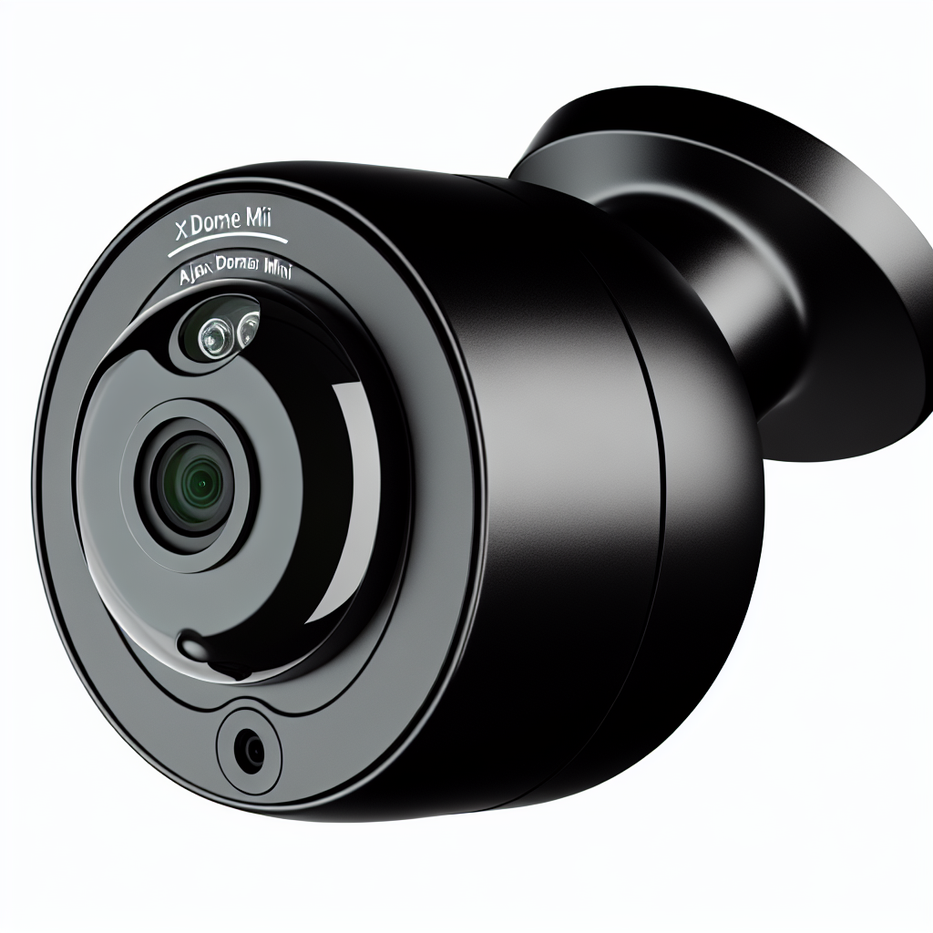 Ajax DomeCam Mini (5Mp/2.8mm) Black – Diskrete Überwachung in elegantem Design