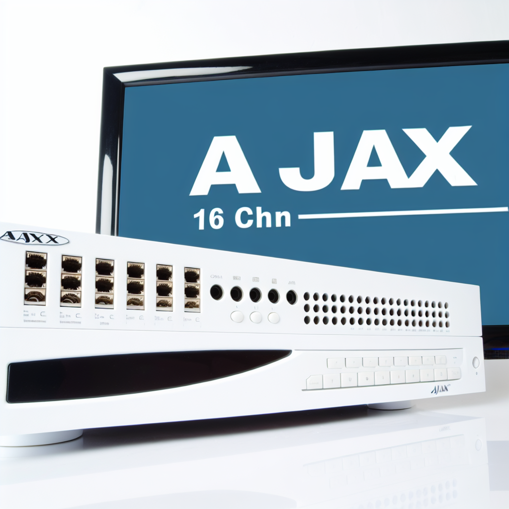 Ajax 16-Kanal NVR Netzwerkvideorekorder White: Verwaltung großer Überwachungsnetzwerke