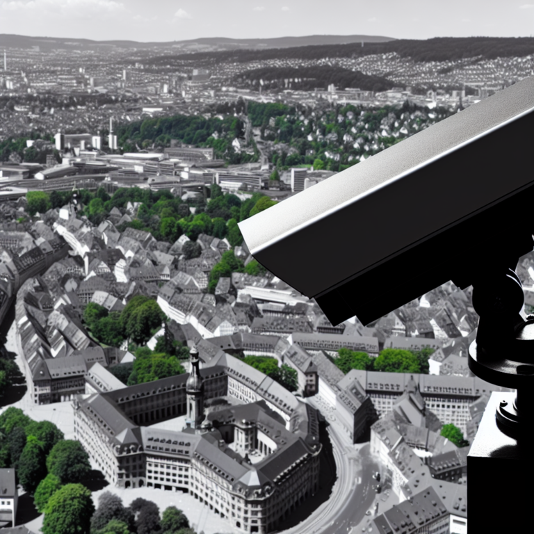 Überwachungskamera Stuttgart – Keeping Watch Over the City