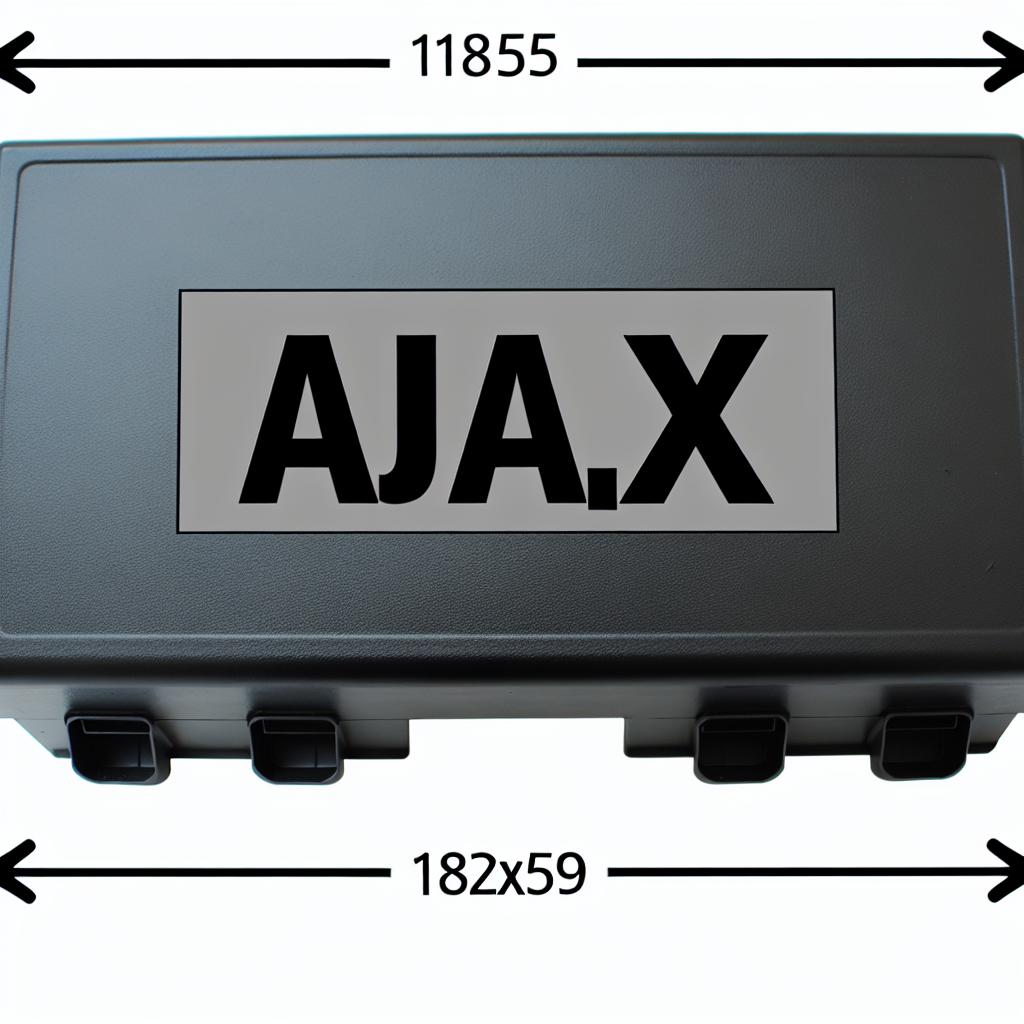Ajax JunctionBox (118x59) black – Essential for Organized Installations