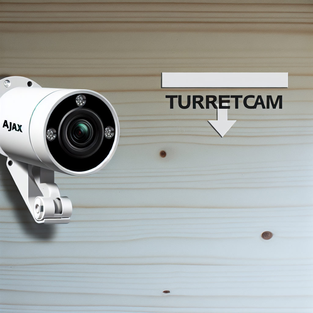 Ajax TurretCam (8Mp/2.8mm) White: Kompakte Überwachung mit Präzision